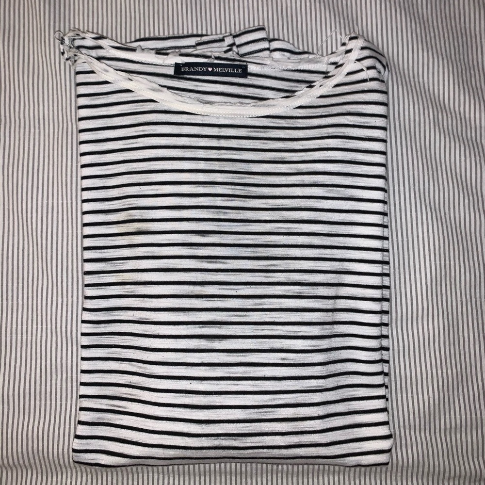 STRIPPED LOOSE LONG SLEEVE